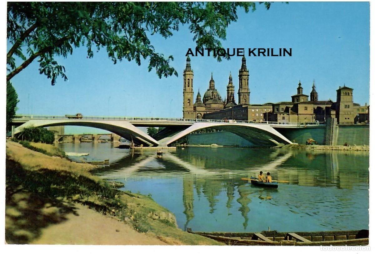 Postales: ZARAGOZA / PUENTE DE SANTIAGO / ZERKOWITZ SERIE 82 N&ordm; 1025 / SIN FRANQUEAR