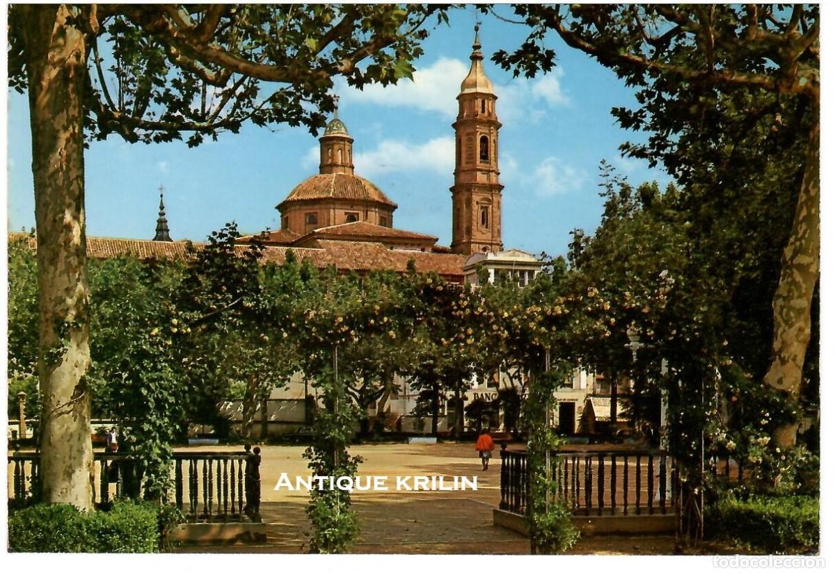 Postales: CALATAYUD N&ordm; 8 PLAZA DEL GENERALISIMO / EXCL. BERDEJO - GARRABELLA / SIN FRANQUEAR
