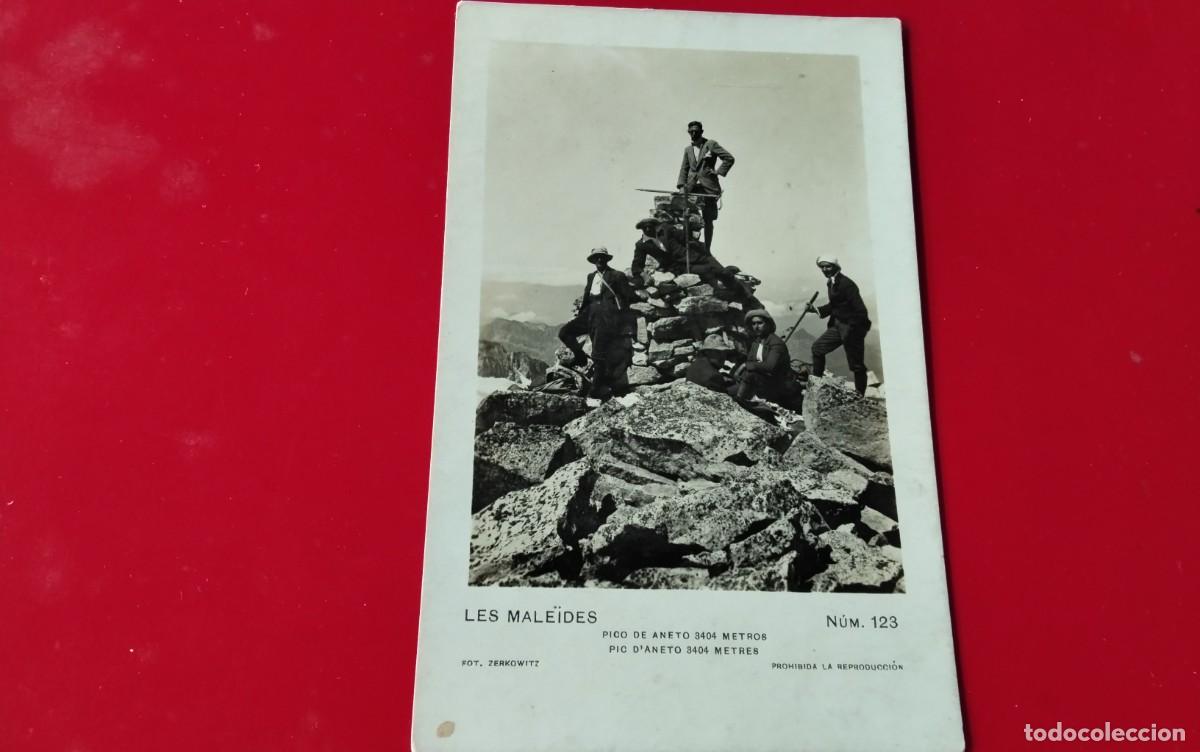 Postales: PICO ANETO &rdquo;LES MALEIDES, POSTAL ANTIGUA , BLANCO Y NEGRO