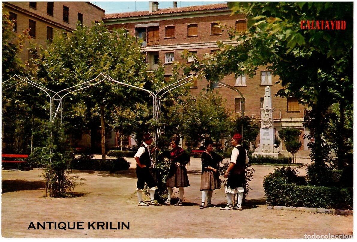 Postales: CALATAYUD N&ordm; 139 PLAZA DE JOS&Eacute; ANTONIO / EDICIONES PARIS / SIN FRANQUEAR