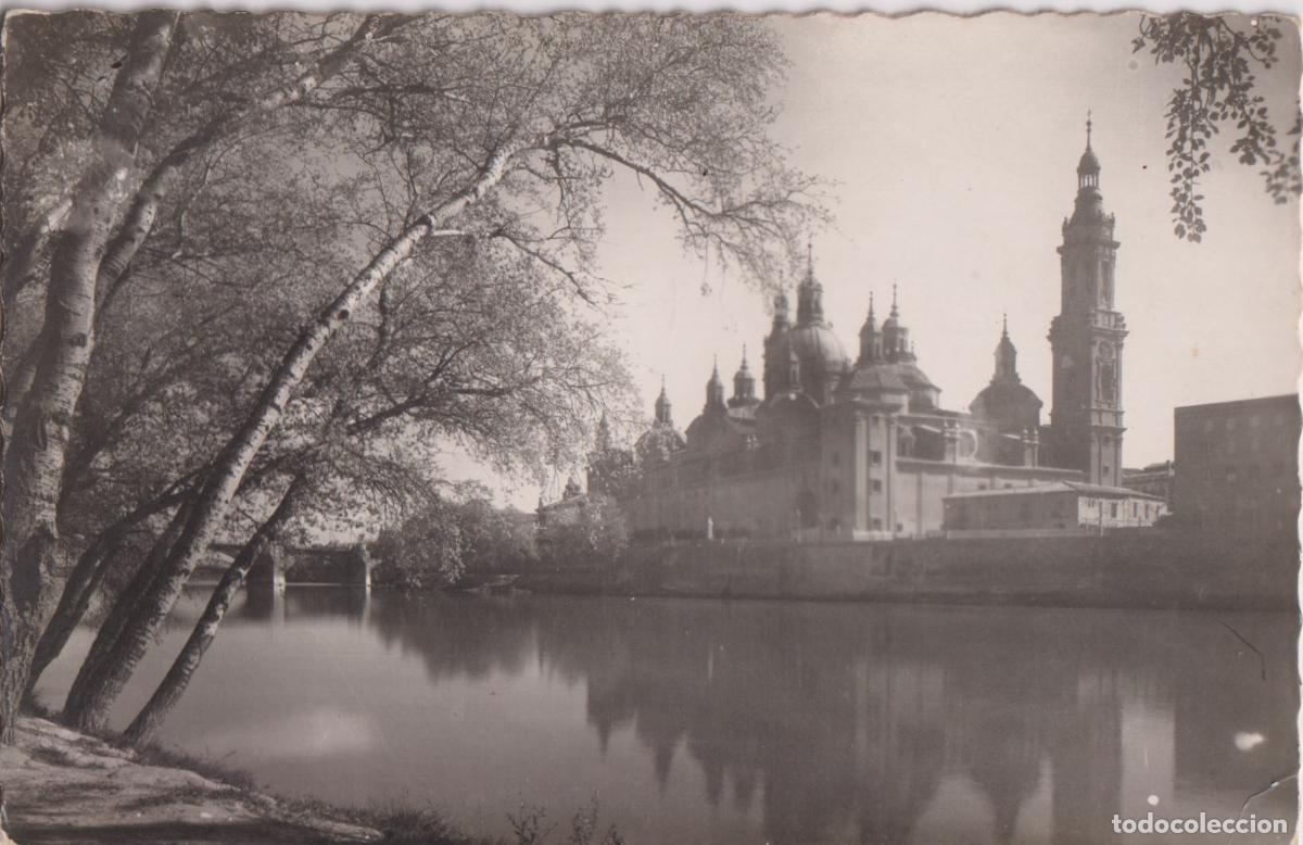 Postales: ZARAGOZA, BAS&Iacute;LICA DEL PILAR, VISTA GENERAL - ED.GARCIA GARRABELLA N&ordm;66 - CIRCULADA