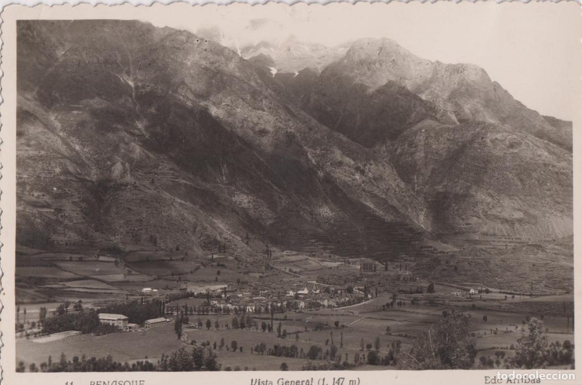 Postales: BENASQUE (HUESCA) VISTA GENERAL (1.147m.) - EDICIONES ARRIBAS N&ordm;11 - S/C