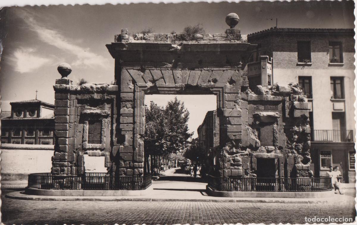 Postales: ZARAGOZA, PUERTA DEL CARMEN - EDICIONES SICILIA N&ordm;45 - CIRCULADA 1954
