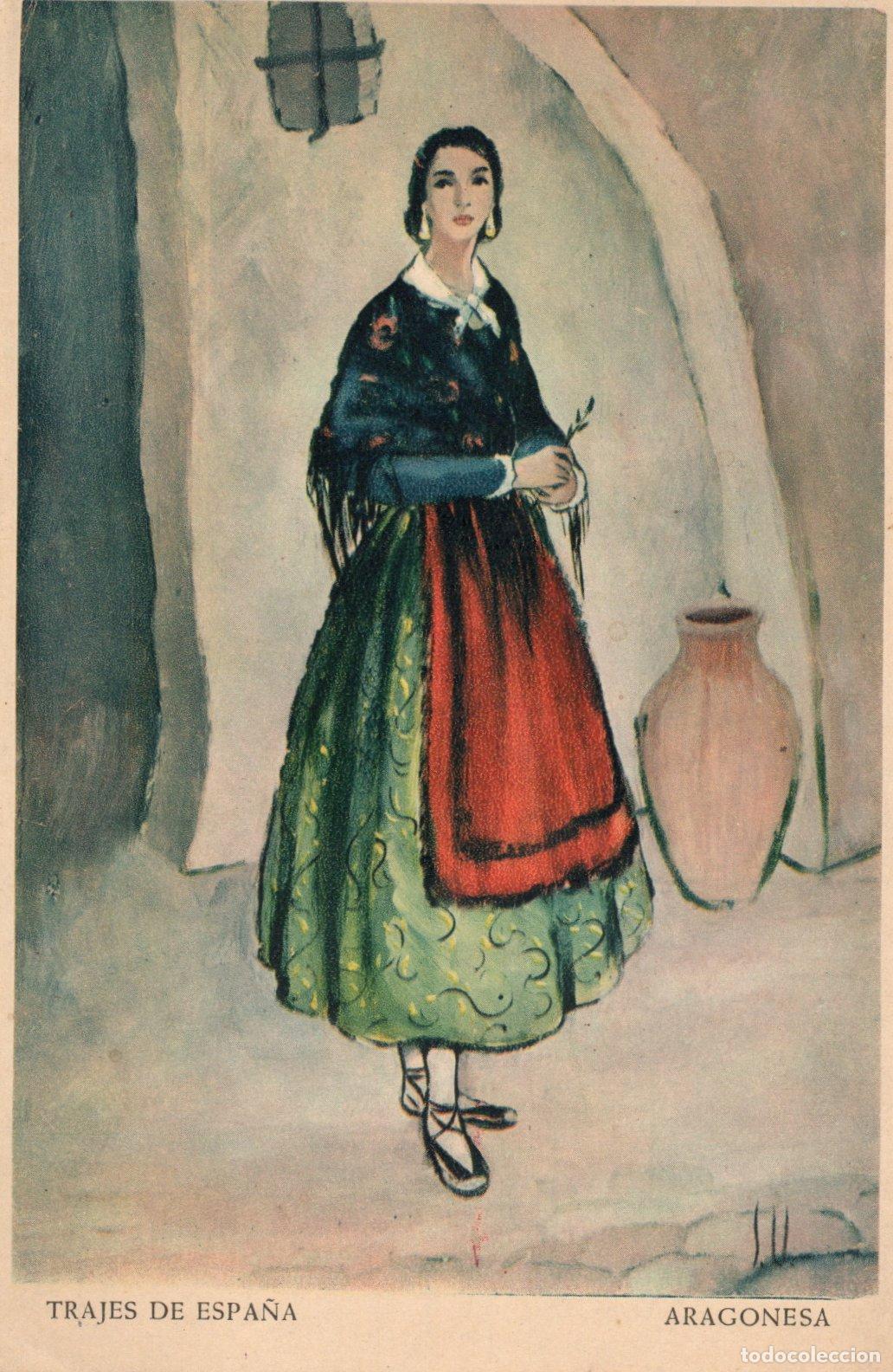 Postales: BONITA POSTAL - TRAJES DE ESPA&Ntilde;A - ARAGONESA - ED. REGUERA