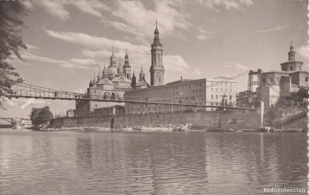 Postales: ZARAGOZA, TEMPLO Y HOSPEDERIA DEL PILAR - EDICIONES GARCIA GARRABELLA N&ordm;10 - S/C