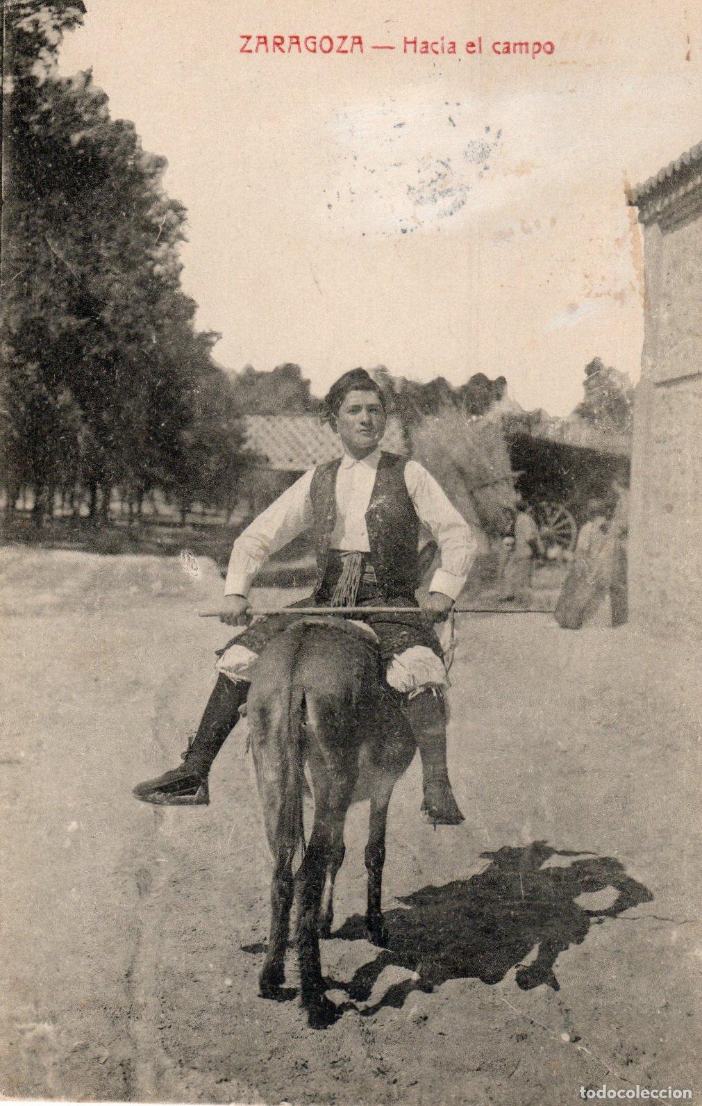 Postales: BONITA POSTAL - ZARAGOZA - HACIA EL CAMPO - M. ARRIBAS