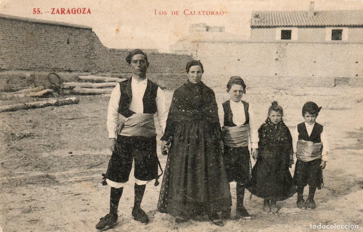 Postales: BONITA POSTAL - ZARAGOZA - LOS DE CALATORAO - FOTOTIPIA MADRIGUERA