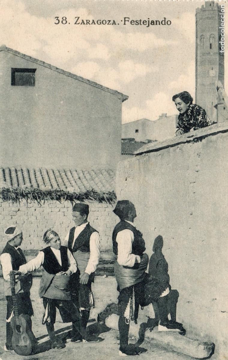 Postais: BONITA POSTAL - ZARAGOZA - FESTEJANDO