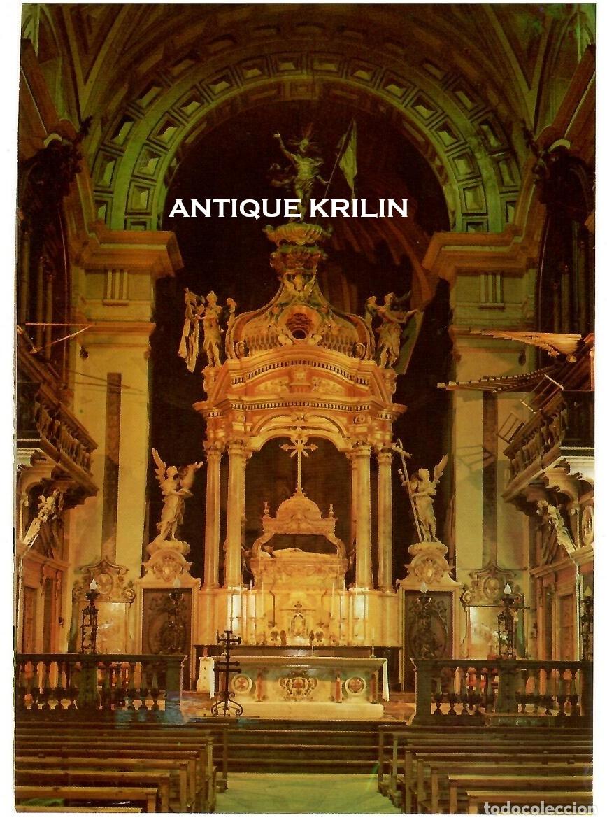 Postales: CALATAYUD N&ordm; 8 ALTAR MAYOR , REAL COLEGIATA / EDICIONES SICILIA / SIN FRANQUEAR