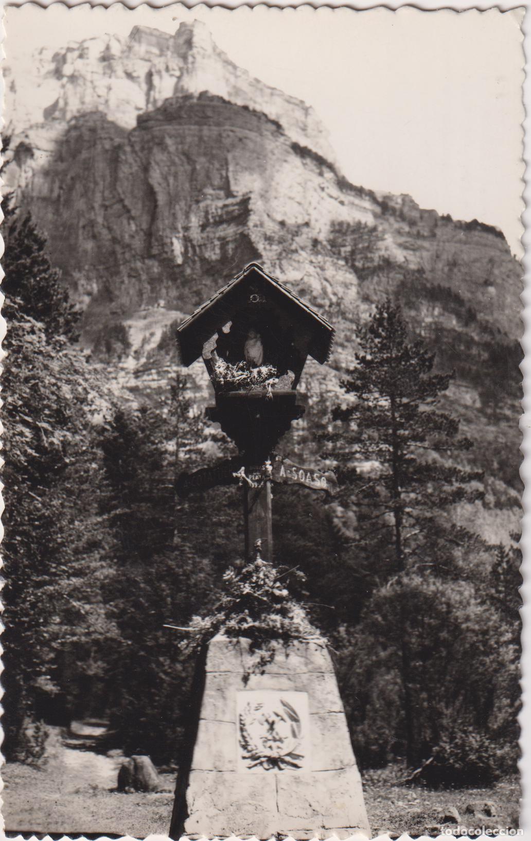 Postales: PARQUE N. ORDESA, VIRGEN DEL PILAR Y LA FRAUCATA EN LA BIFURCACION DE SOASO - ED. SICILIA N&ordm;70 - S/C