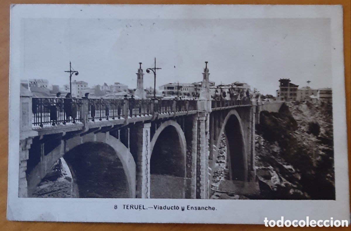 Postales: Postal Teruel. Viaducto y Ensanche. Escrita y circulada. R10258