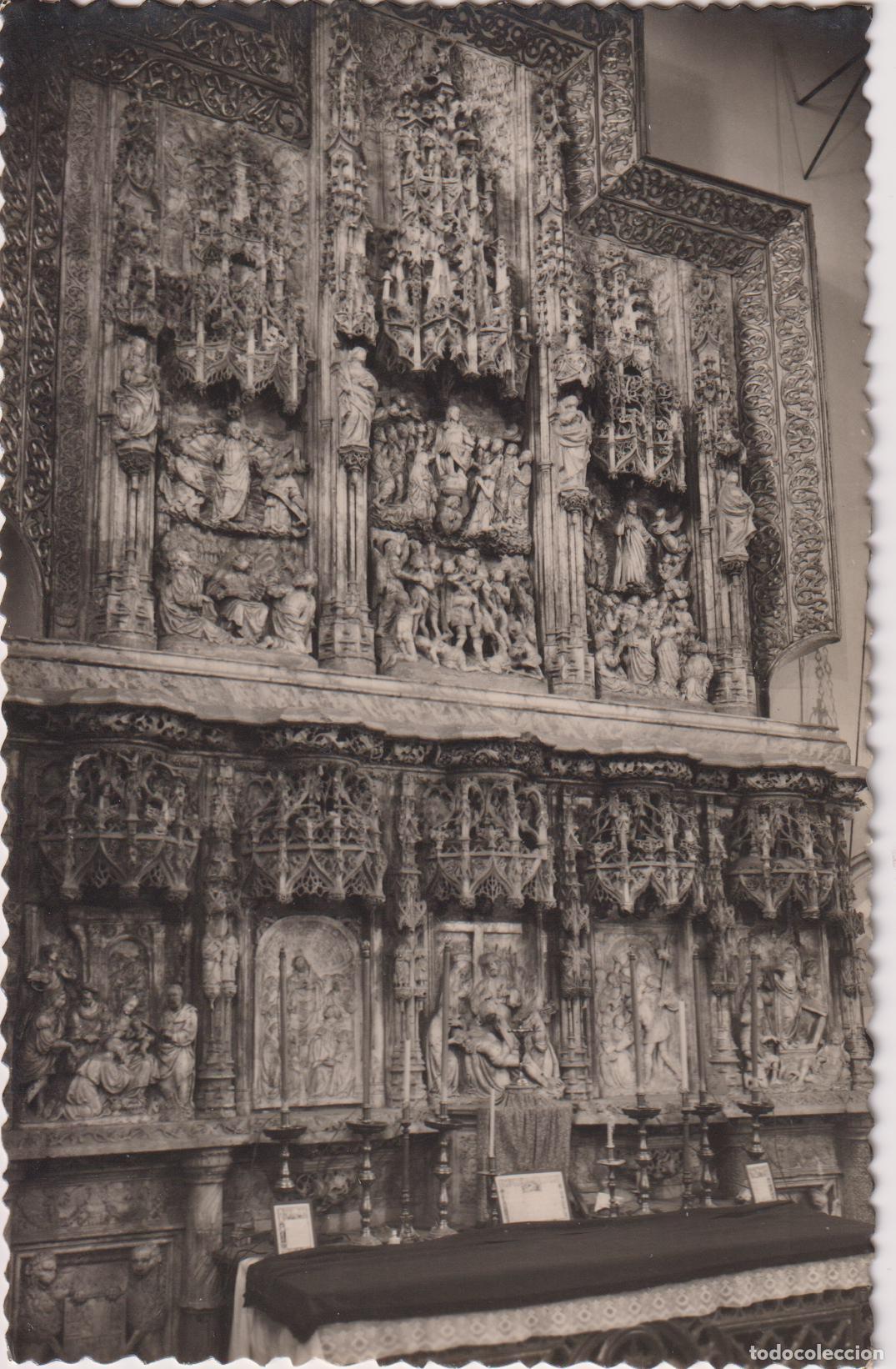 Postales: HUESCA, LA PARROQUIETA. ALTAR MAYOR (DETALLE) - EDICIONES SICILIA N&ordm;18 - S/C