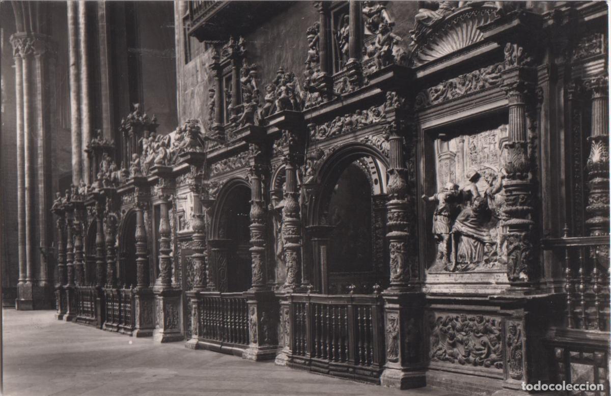 Postales: ZARAGOZA, CATEDRAL DE LA SEO. NAVE DEL TRASCORO - ED.GARCIA GARRABELLA N&ordm;180 - S/C