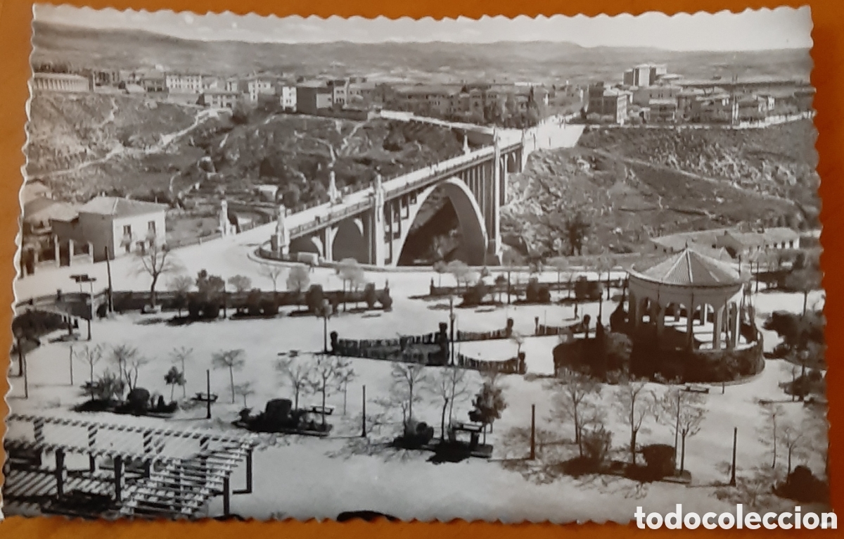 Postales: Postal Teruel. Glorieta de Gal&aacute;n y Castillo y Viaducto. R10278
