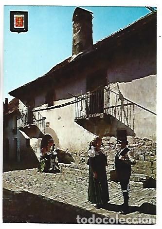 Postales: JACETANIA TIPICA, PAREJAS DE ANSOTANOS EN TRAJE TIPICO.- HUESCA