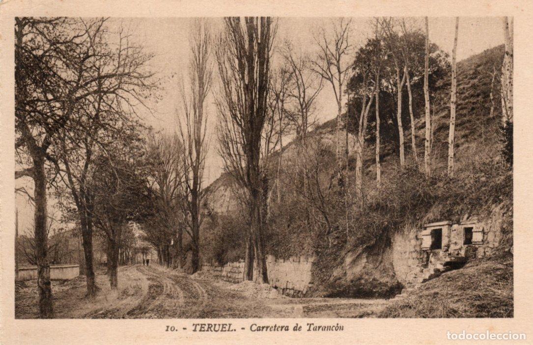 Postcards: BONITA POSTAL - TERUEL - CARRETERA DE TARANCON - L.ROISIN