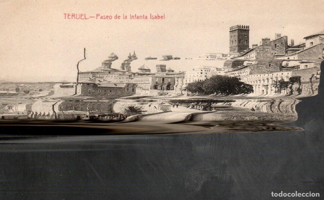 Postales: BONITA POSTAL - TERUEL - PASEO DE LA INFANTA ISABEL - FOTPIA. CASTA&Ntilde;EIRA, ALVAREZ Y LEVENFELD