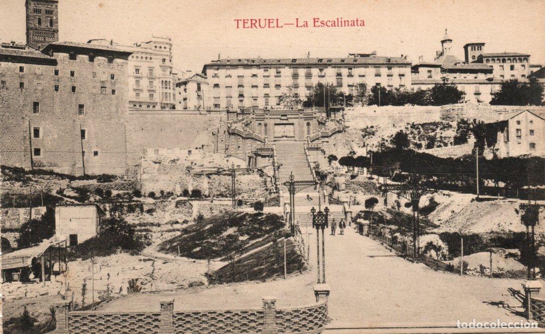 Postales: BONITA POSTAL - TERUEL - LA ESCALINATA