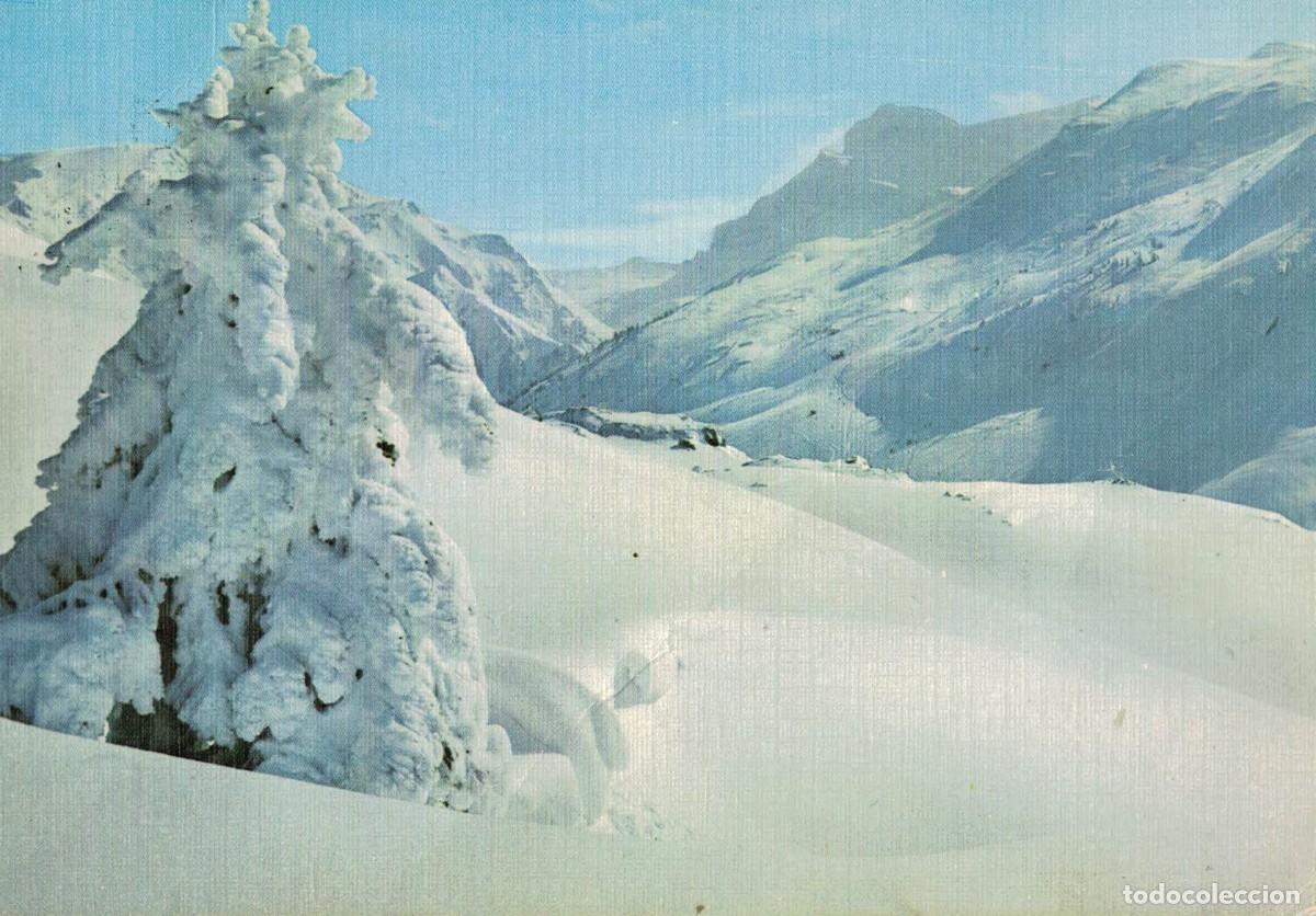 Postais: Canfranc-Candanchu Estaci&oacute;n Invernal Macizo del Tobazo desde el Puerto del Somport (Huesca)