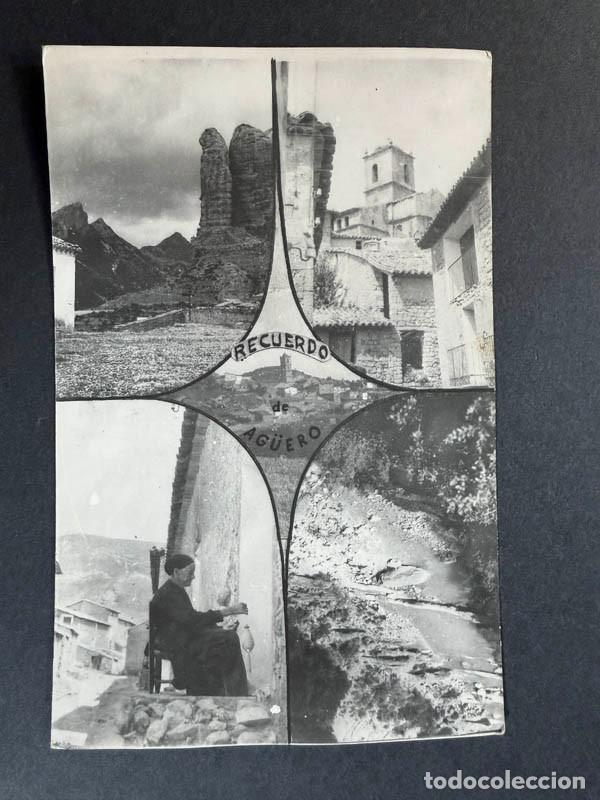 Postais: POSTAL FOTOGR&Aacute;FICA DE AG&Uuml;ERO / RECUERDO DE AG&Uuml;ERO / HUESCA /