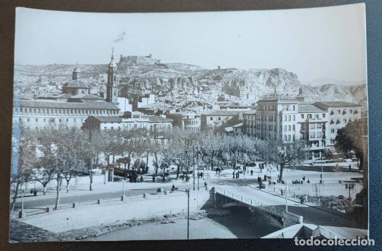 Postcards: CALATAYUD, VISTA, AL FONDO EL CASTILLO, POSTAL ANTIGUA, 15 X 10 CM APROX.