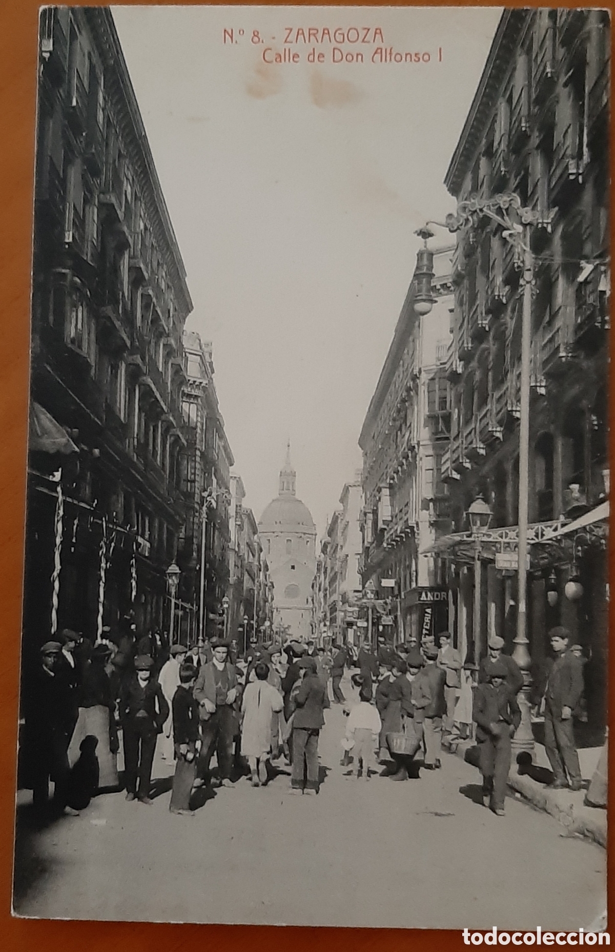 Postais: Postal Zaragoza. Calle de don Alfonso I. Sin escribir. R10337