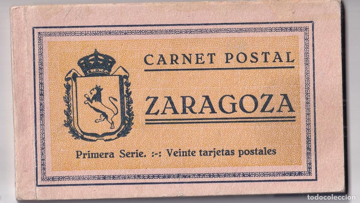 Cartoline: Curioso &Aacute;lbum - Carnet Postal Antiguo - Block - 20 Postales - Zaragoza - Primera Serie completa