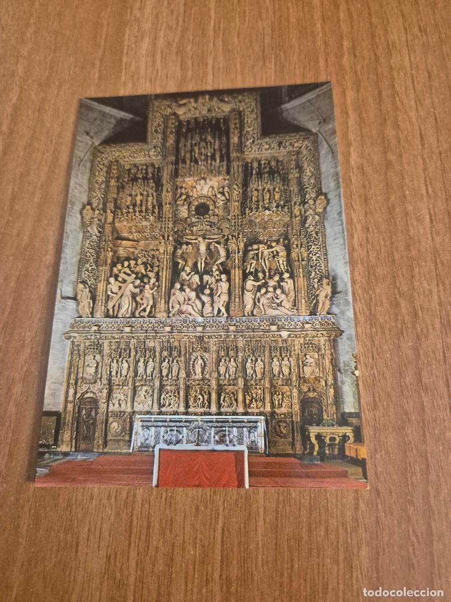 Cartoline: POSTAL HUESCA CATEDRAL ALTAR MAYOR (DAMIAN FORMENT) SIN CIRCULAR.