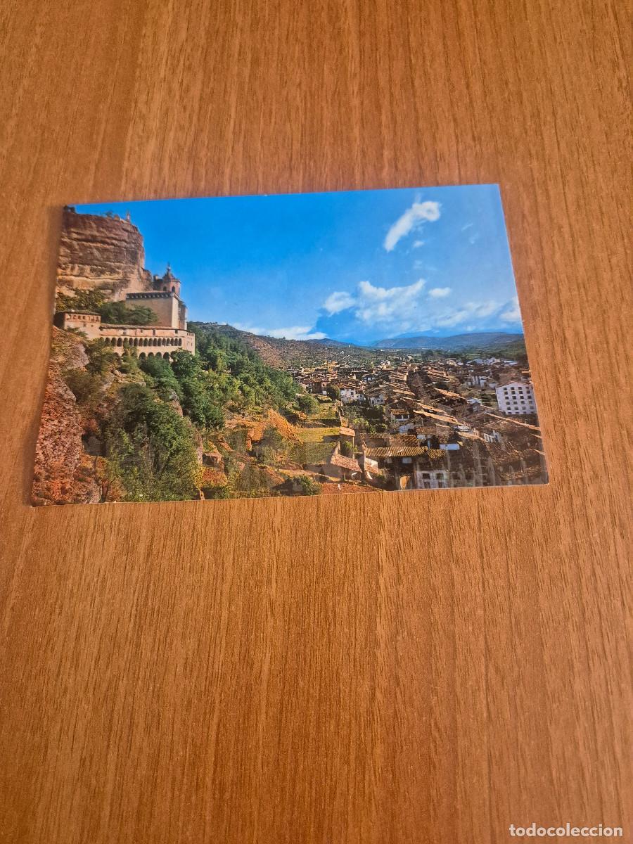 Cartoline: POSTAL GRAUS VISTA PARORAMICA Y SANTUARIO DE NTRA. SRA. LA VIRGEN DE LA PE&Ntilde;A SIN CIRCULAR.