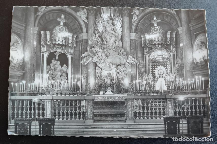 Cartoline: ZARAGOZA, SANTA CAPILLA DE LA VIRGEN DEL PILAR, POSTAL ANTIGUA, 14 X 9 CM APROX.