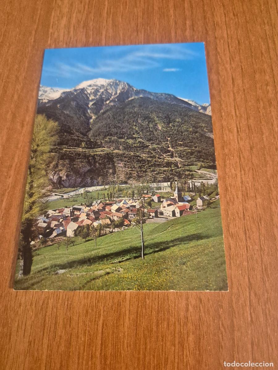Cartoline: POSTAL PLAN PIRINEO ARAGONES VISTA GENERAL Y RIO CINQUETA AL FONDO PE&Ntilde;A MEDIODIA SIN CIRCULAR.