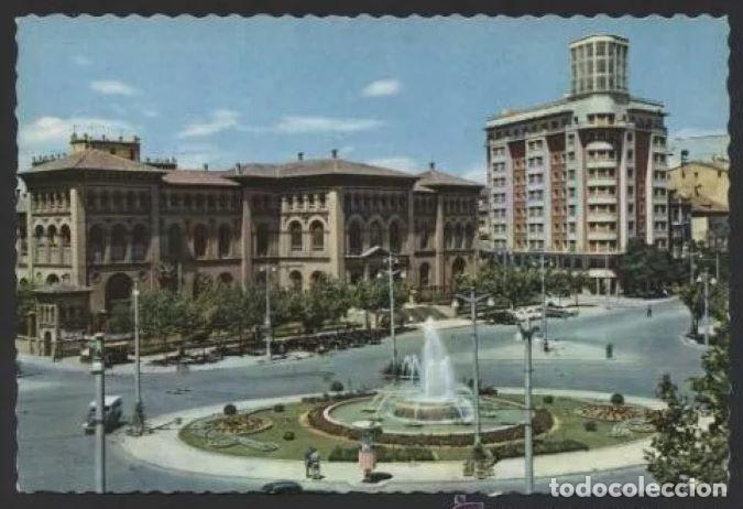 Postcards: Zaragoza. *Plaza...* Ed. G. Garrabella - SRC n&ordm; 724. Escrita.
