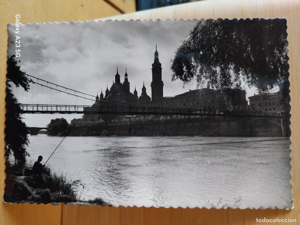 Postales: PILAR Y RIO EBRO AMANECER ZARAGOZA ED SICILIA 20 SC ORIGINAL A&Ntilde;OS 50