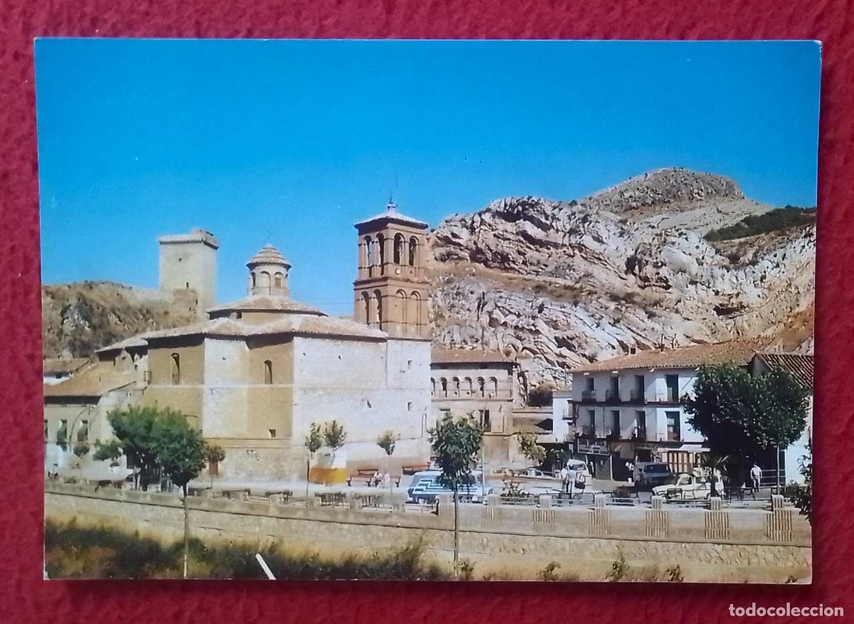 Postales: POSTAL POST CARD CARTE POSTALE ALHAMA DE ARAG&Oacute;N ZARAGOZA IGLESIA LA NATIVIDAD, LIT. ANADON CEBOLLADA