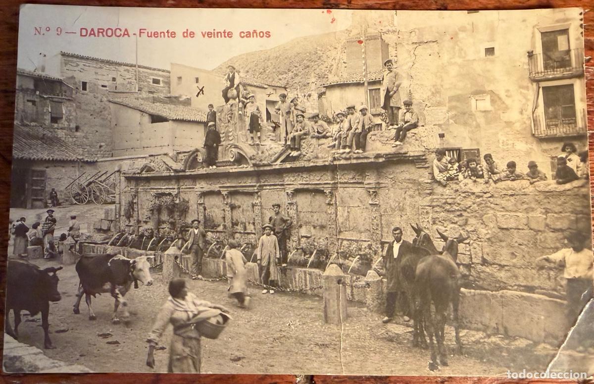 Postales: POSTAL DAROCA N&ordm;9 FUENTE DE VEINTE CA&Ntilde;OS.