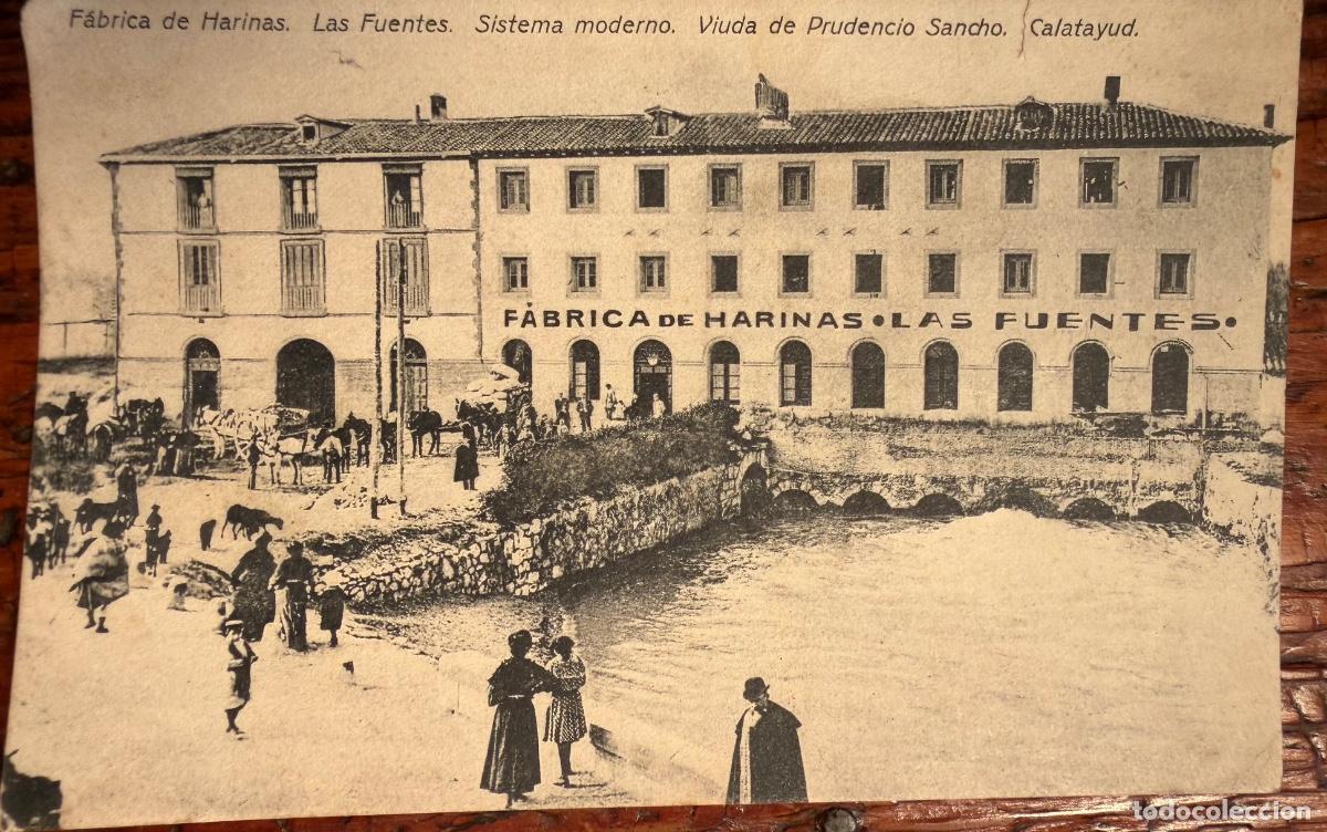 Postkarten: POSTAL CALATAYUD FABRICA DE HARINAS FUENTES