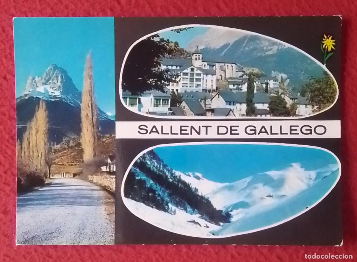 Postales: ANTIGUA POSTAL POST CARD SALLENT DE G&Aacute;LLEGO HUESCA, POSTKARTE CARTOLINA SPAIN ESPAGNE, ED. DARVI.