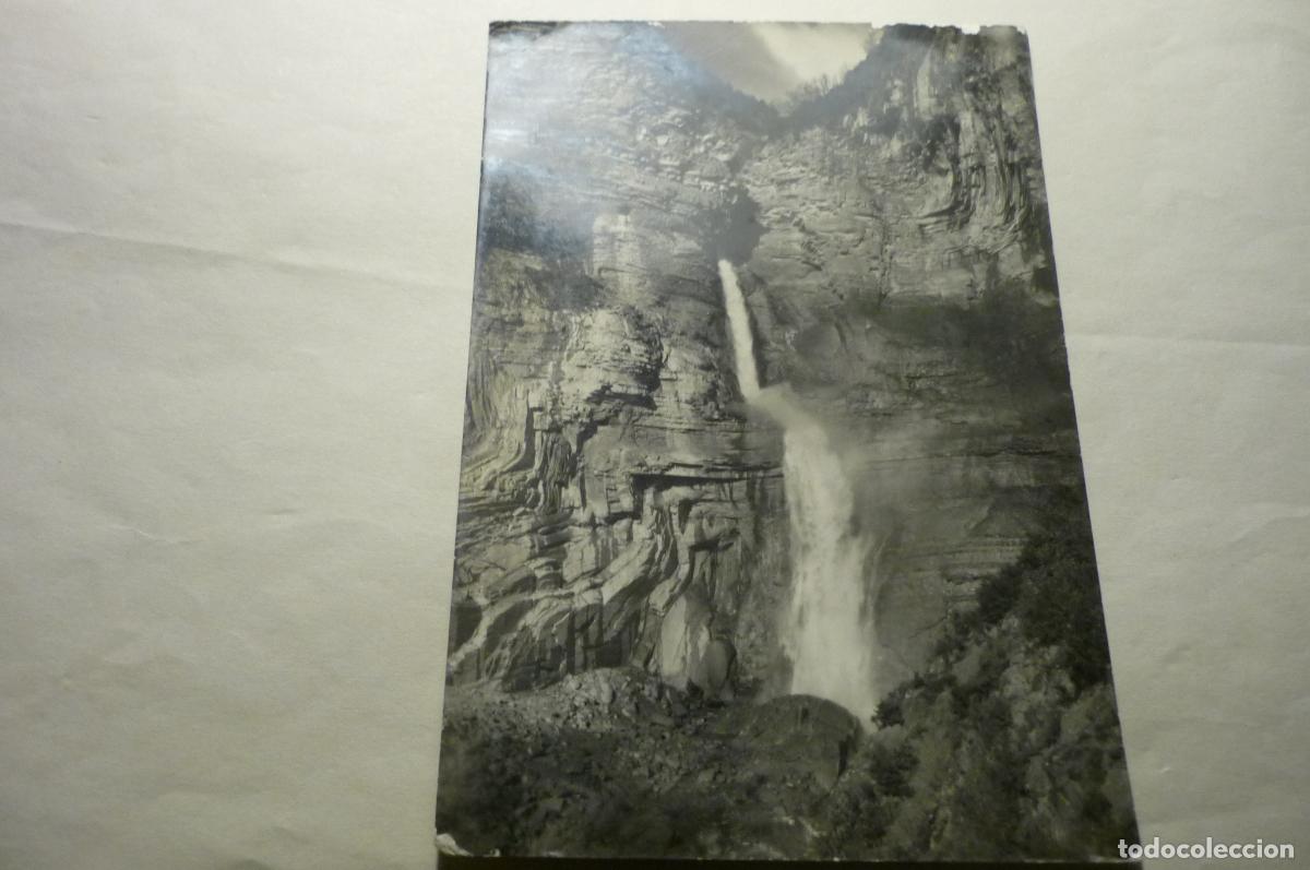 Postales: postal broto cascada sorrosal - circulada cm