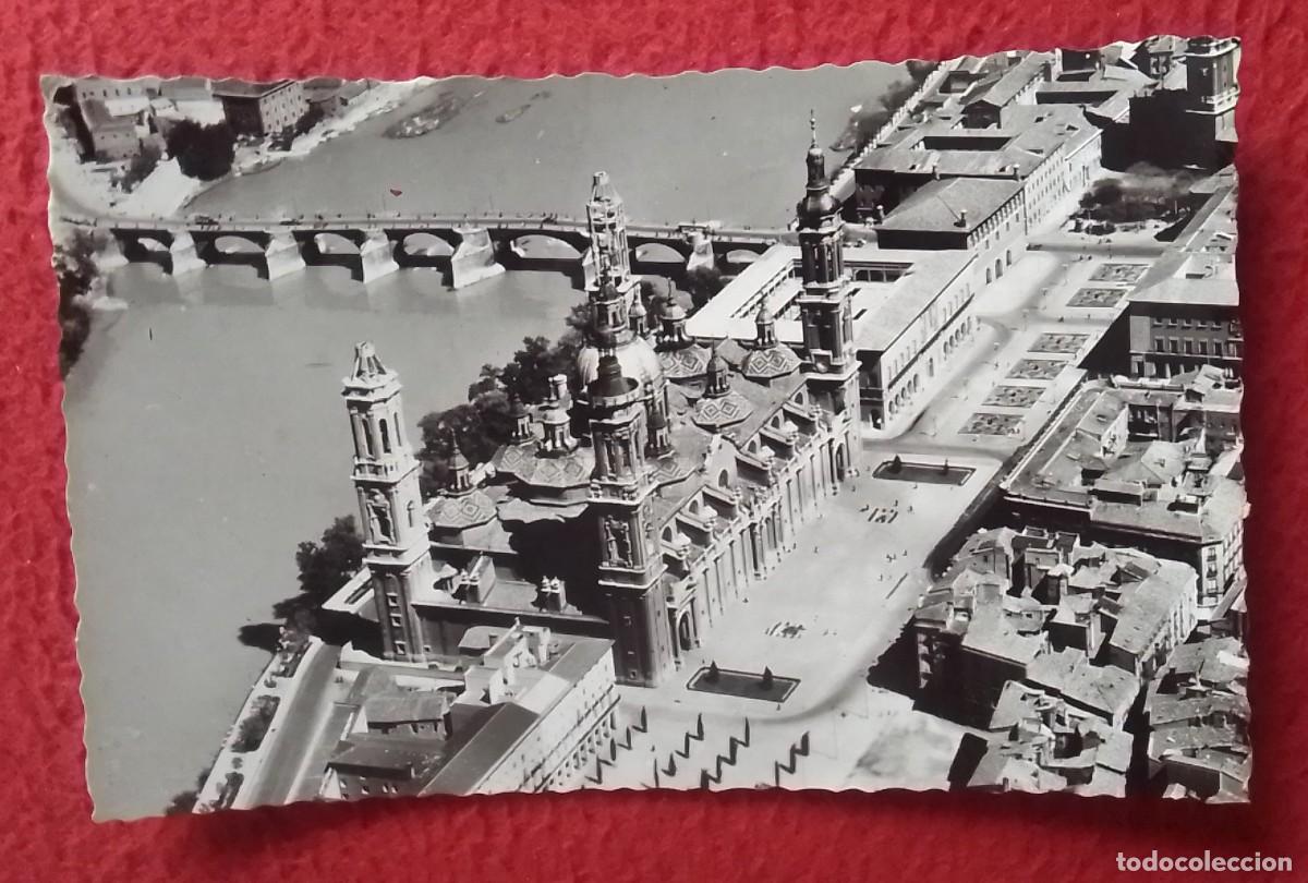Postales: POSTAL POST CARD CARTE POSTALE DE ZARAGOZA EL PILAR Y R&Iacute;O EBRO VISTA A&Eacute;REA SPAIN CATEDRAL BAS&Iacute;LICA..