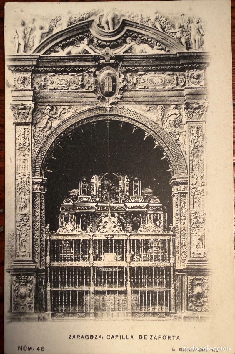 Cartes Postales: POSTAL ZARAGOZA N&ordm;46 CAPILLA DE ZAPORTA