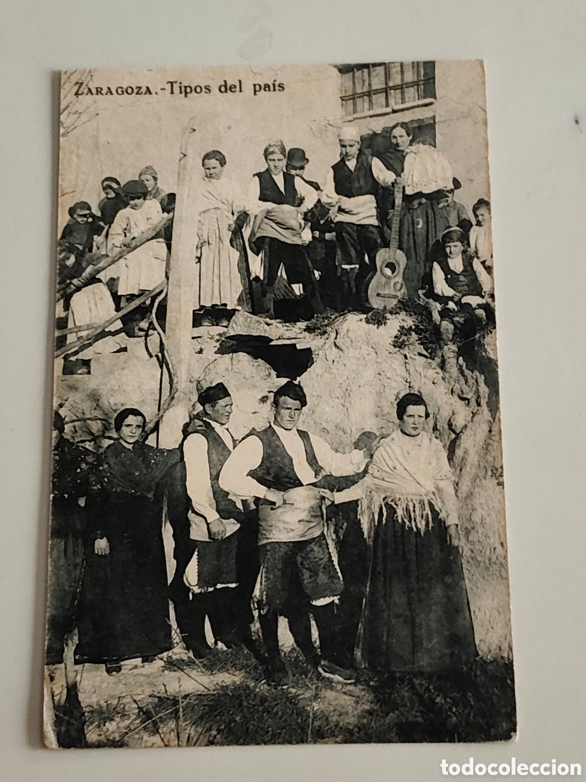 Cartoline: Tarjeta Postal antigua Zaragoza Tipos del pais Aragon cerca 1920