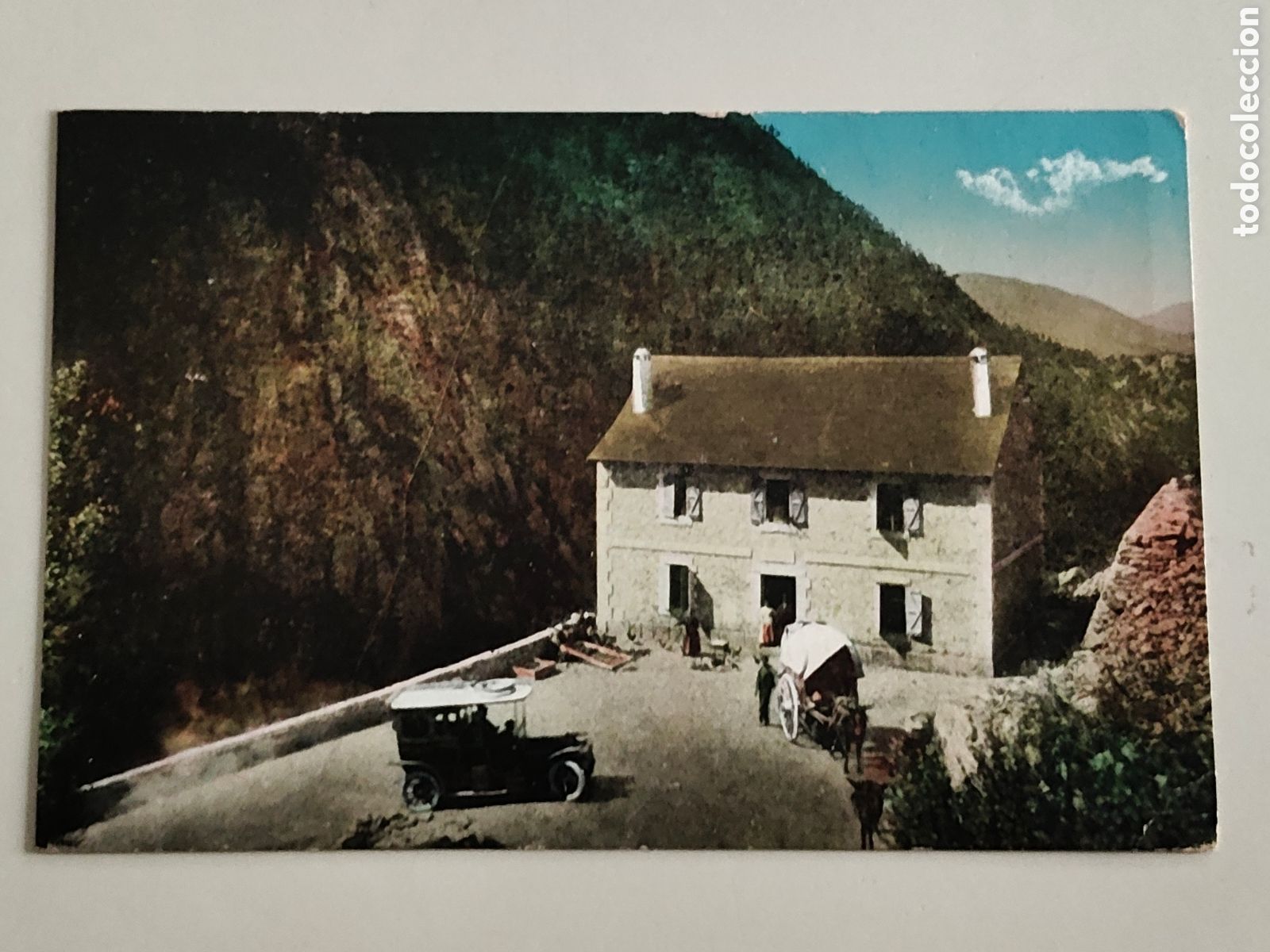 Postales: Tarjeta Postal Balneario de Panticosa La casilla en el Escalar circa 1920 Arag&oacute;n