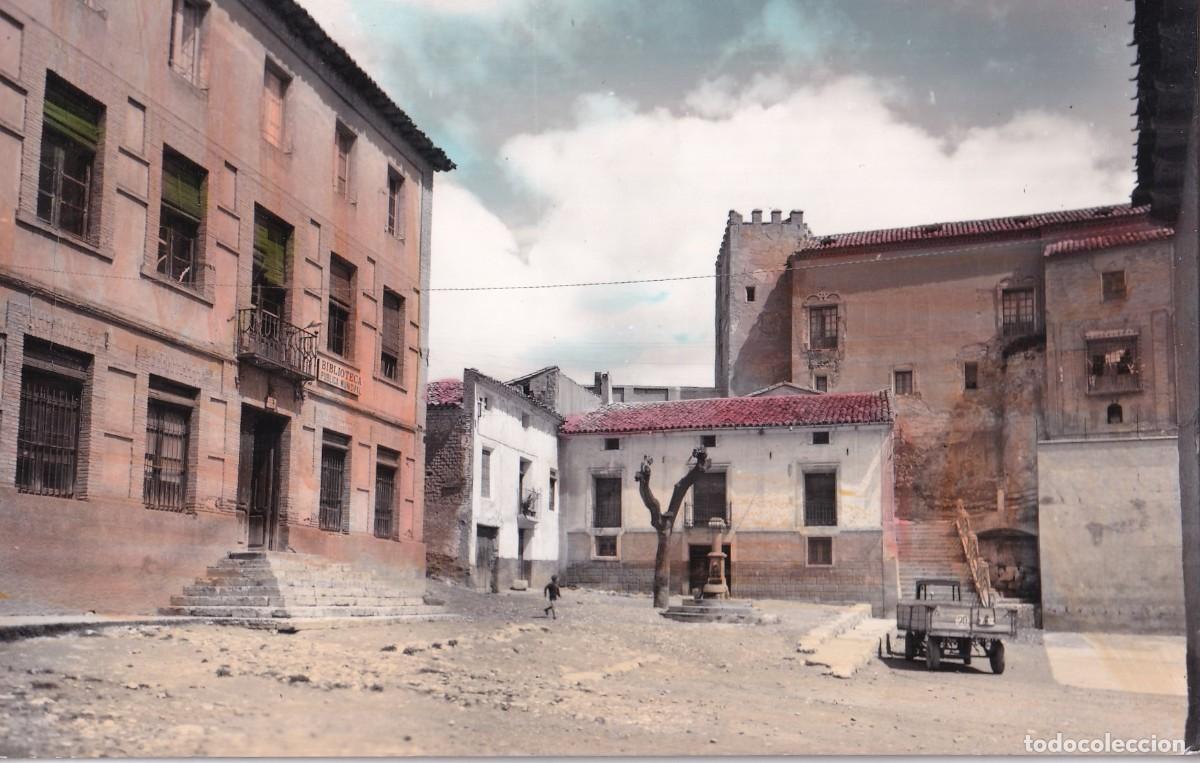 Postales: CETINA. 6 ZARAGOZA. AYUNTAMIENTO Y PLAZA DE LA VILLA. ESCRITA.
