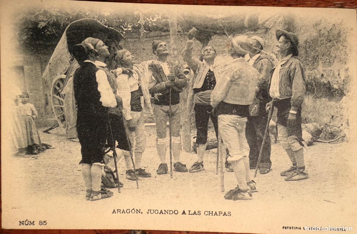 Postales: POSTAL ARAG&Oacute;N N&ordm;85 JUGANDA A LAS CHAPAS