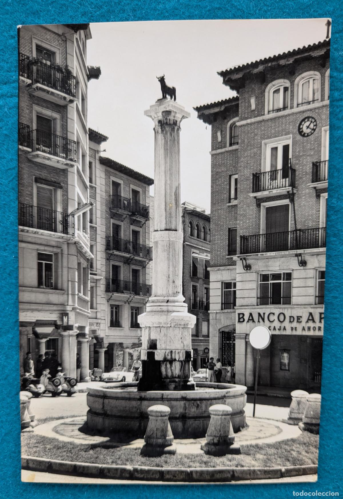 Postales: RW POSTAL TERUEL PLAZA DEL TORICO VESPAS P2062