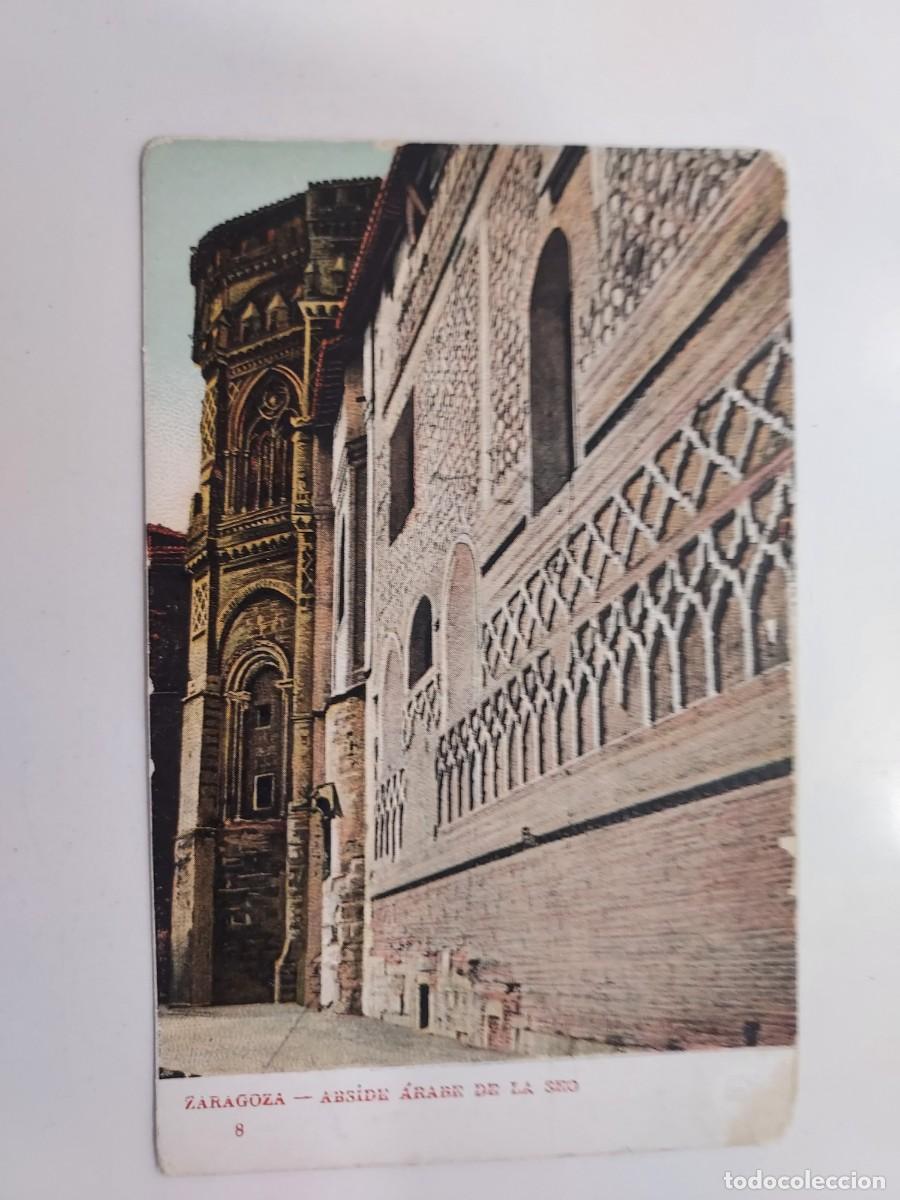 Postales: POSTAL ZARAGOZA ABSIDE ARABE DE LA SEO. 8. SIN CIRCULAR. TRASERA SIN DIVIDIR