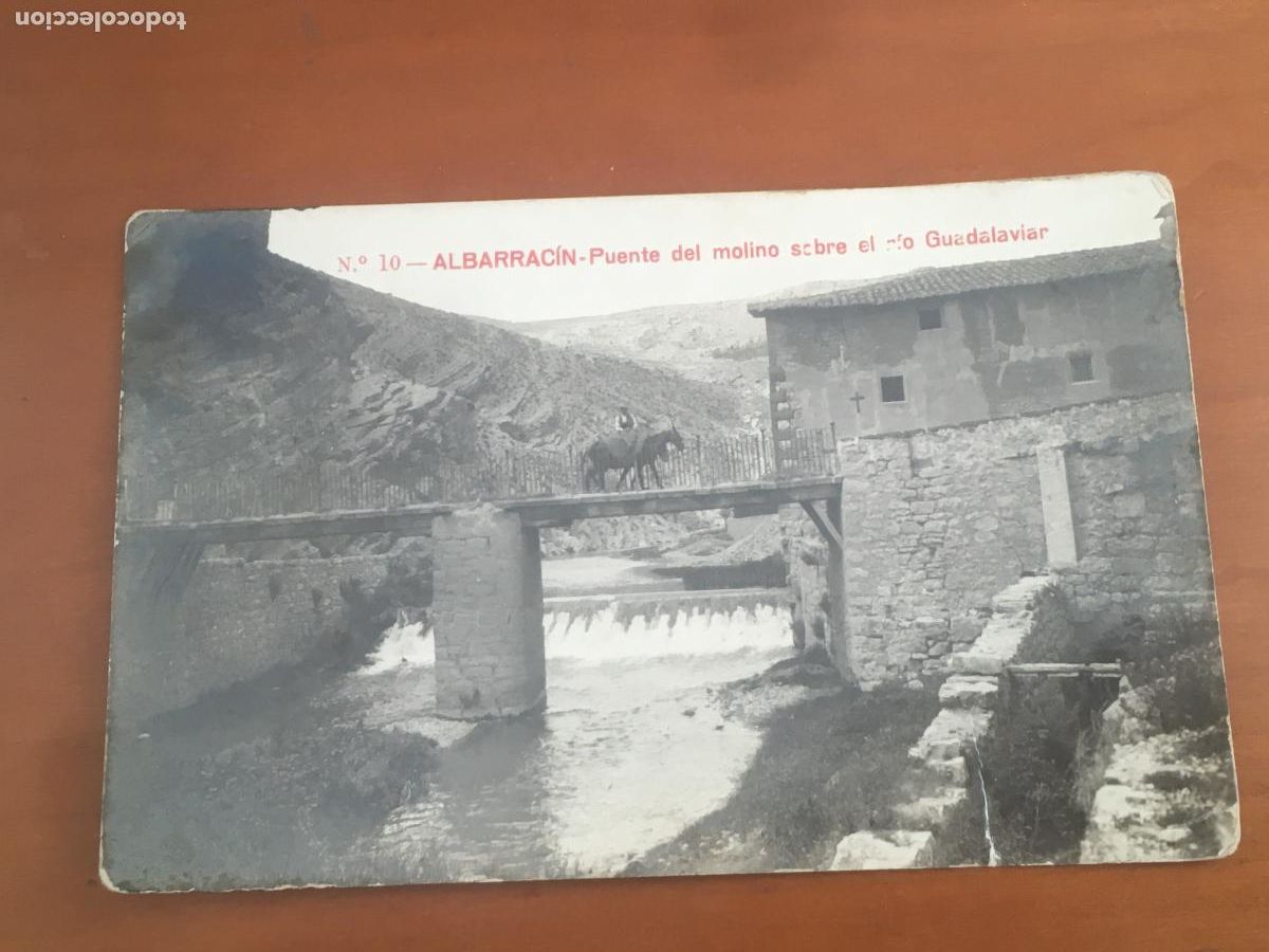 Postales: albarracin puente del molino sobre el rio guadalquivir postal fotografica original antigua