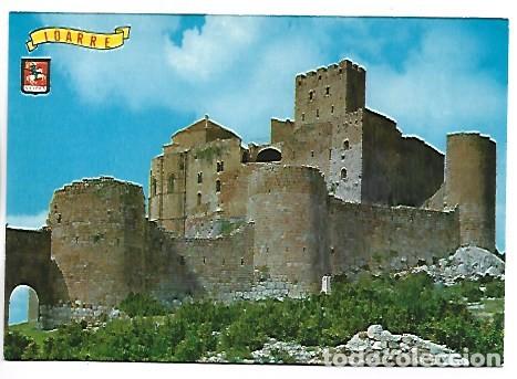 Postales: CASTILLO ROMANICO SIGLO XI, LADO DE LEVANTE Y ENTRADA PRINCIPAL.- HUESCA