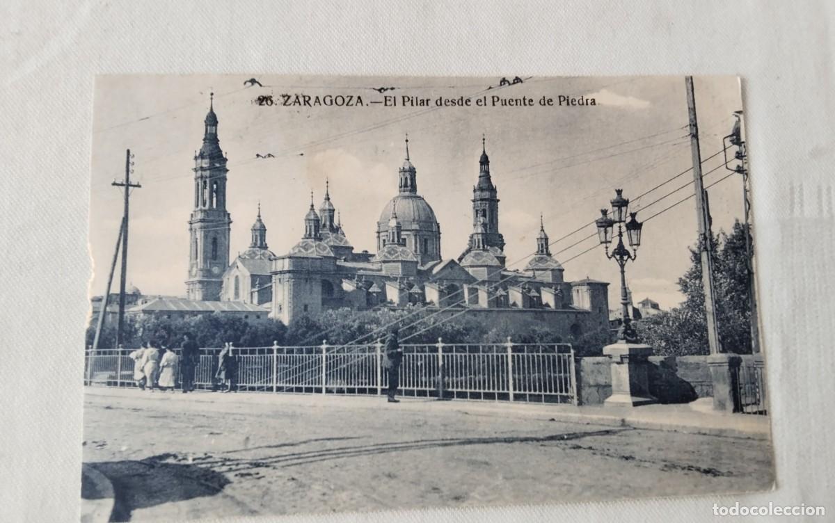 Postales: ZARAGOZA , POSTAL ANTIGUA , BLANCO Y NEGRO - Foto 1