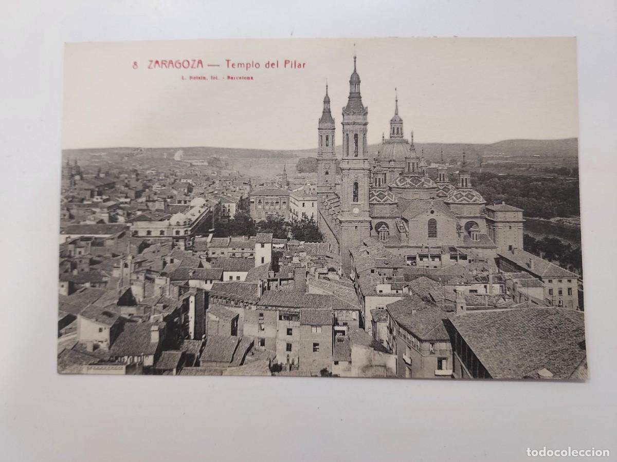 Postales: POSTAL ZARAGOZA TEMPLO DEL PILAR. S/C. ROISIN 8. Edificios
